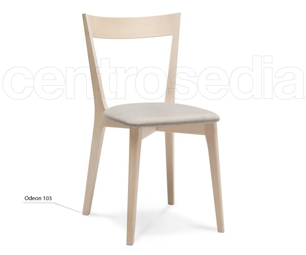 "Odeon" Wooden Chair - Padded Seat
