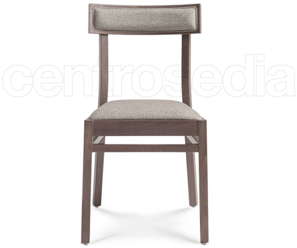 "Klara D." Wooden Chair - Padded Seat