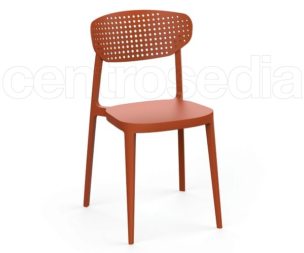 "Papaya" Polypropylene Chair