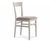 "Linea" Wooden Chair - Padded Seat