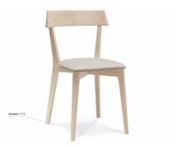 "Ariston" Wooden Chair - Padded Seat