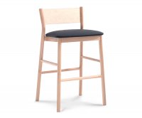 "Lily" Wooden Armchair - Padded Seat