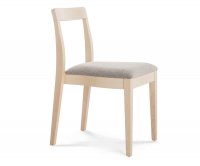 "Claire" Wooden Chair - Padded Seat