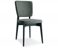 "Escudo" Padded Wooden Chair Calligaris