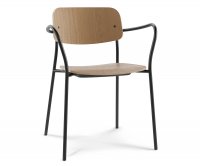 Daily 2 Stackable Metal Wood Armchair Colos